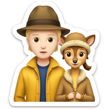 dave and bambi friday night funkin mod sticker