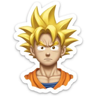 goku drip sticker