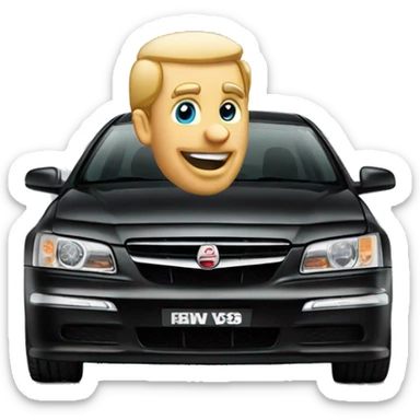 Holden black 2004 v8 sticker