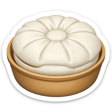 one NORMAL steamed bun WITH NO FACE!!! just a NORMAL STEAMED BUN!!! NO FACE!!!! THE BUN DOES NOT HAVE A FACE!!!! IT IS JUST A BUN!!!!!!!! sticker