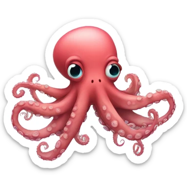 Octopus in love sticker