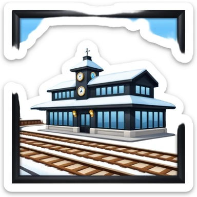 Frostline Train Station sticker
