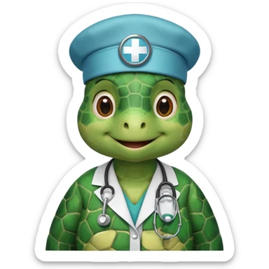 Turtle in nurse uniform

















 sticker