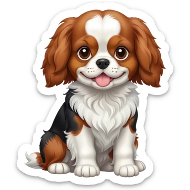 King Charles cavalier spaniel  sticker