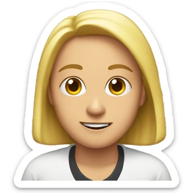 text emoji that says "stan sally" sticker