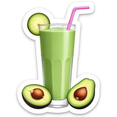 Berry avocado smoothie  sticker