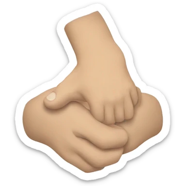 bjj hands performing armlock sticker