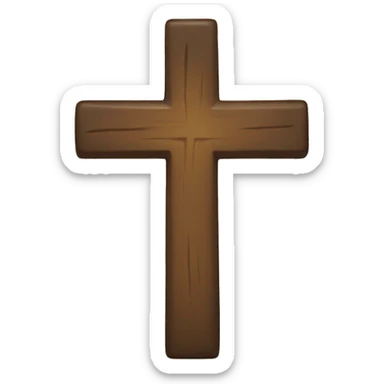 Cross sticker