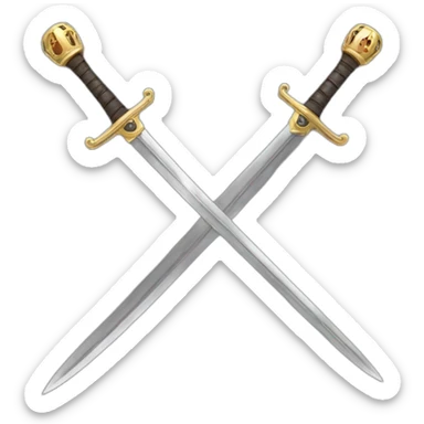 a cup hilt rapier sticker
