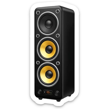 speaker tower sticker