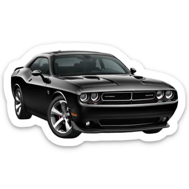 Dodge challenger car sticker