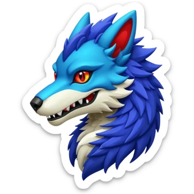 Grem2-Gremz-Protogen-Primagen-Sergal-fusion sticker