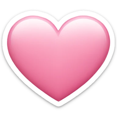 Pink heart sticker