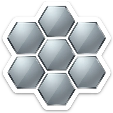 Hexagon sticker