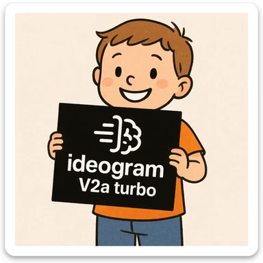 make drawing of a child holding a poster of this image sticker