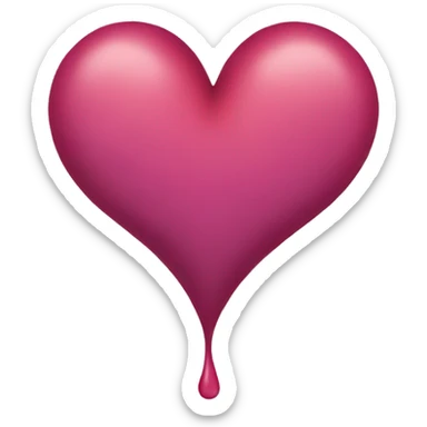 Heart sticker