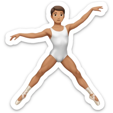 male.ballet dancer sticker
