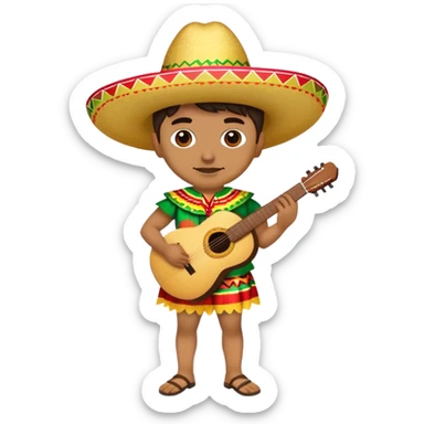 Wearing a cinco de mayo outfit sticker