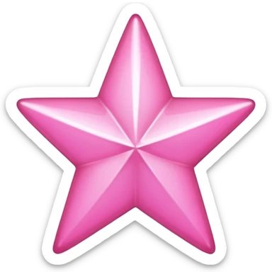 pink star emoji sticker