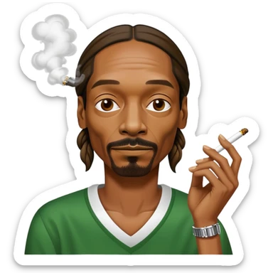 snoop dogg smoking weed sticker