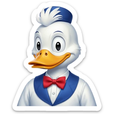 donald duck sticker