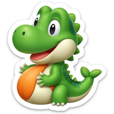Yoshi from Mario sticker