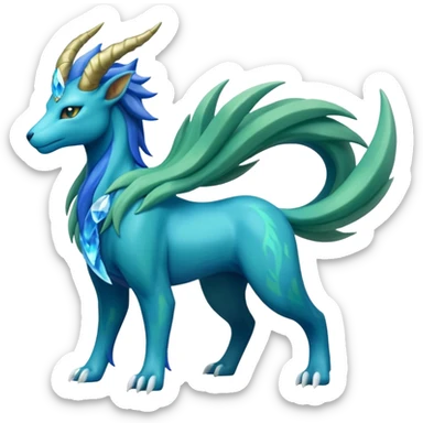 Manectric-Suicune-Virizion-Zygarde-fusion-hybrid-creature  sticker