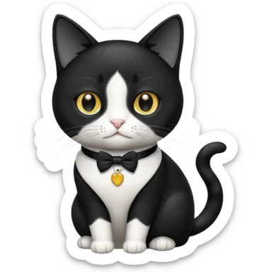 Tuxedo cat  sticker