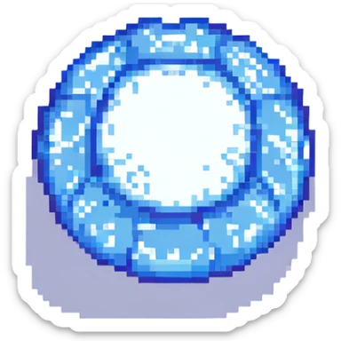 Make the object more realistic in pixel art style while keeping it playful and abstract. Add realistic hair texture and shading, and include more anatomical details but still maintain a cartoonish look. No explicit nudity. sticker