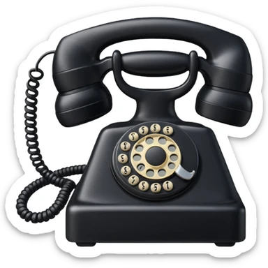 Telephone sticker