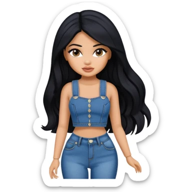 kylie jenner as pretty bratz baddie sticker