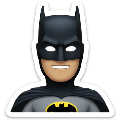 Batman at night  sticker