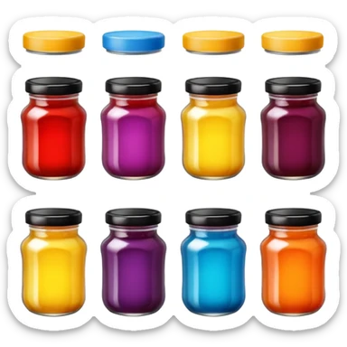 Jam Jars sticker