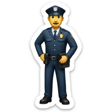 security inspector man sticker