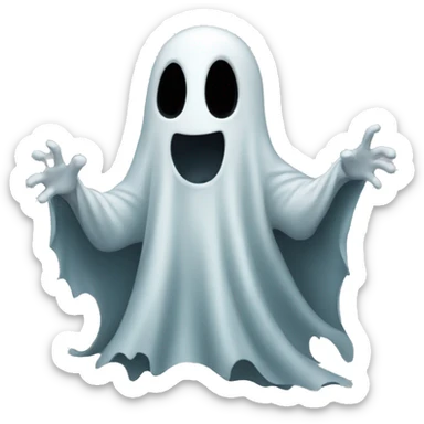 Scary ghost  sticker