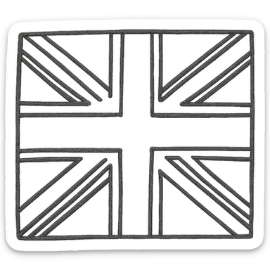 British flag sticker