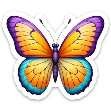 Kelebek sticker