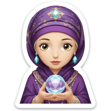 fortune teller sticker