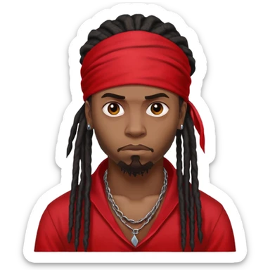 Blood gang member sticker