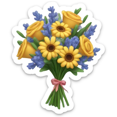 Bouquet sticker