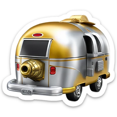 1936 Long wheelbase airstream Hot Wheels 2014 Star Wars C-3PO Van Character Cars sticker