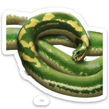 Anaconda snake strong sticker