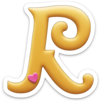 k letter from the barbie movie sticker