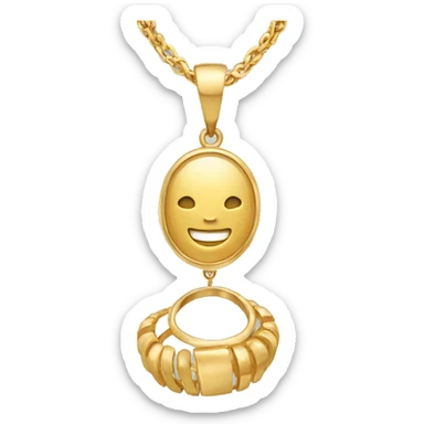 gold JEWLERY sticker