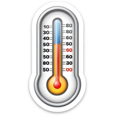 thermometer sticker