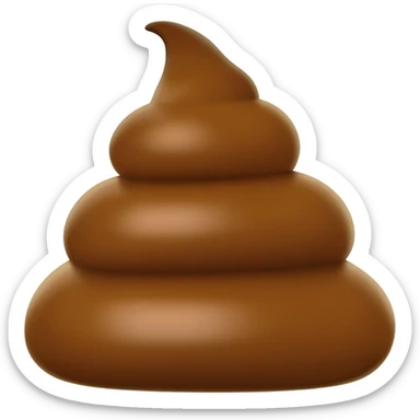 Poop sticker