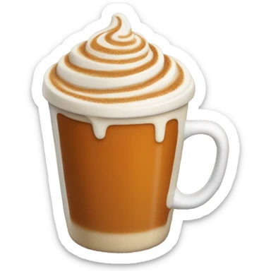 pumpkin spice latte sticker