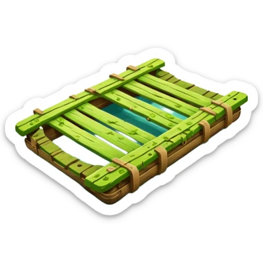 A sunken raft sticker