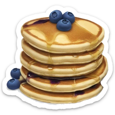Blueberry pancakes  sticker