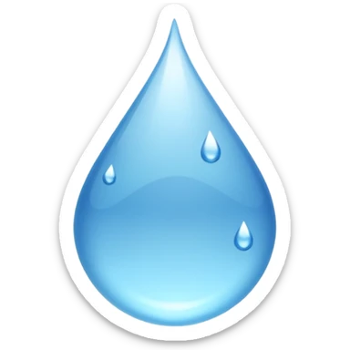 gota de agua sticker